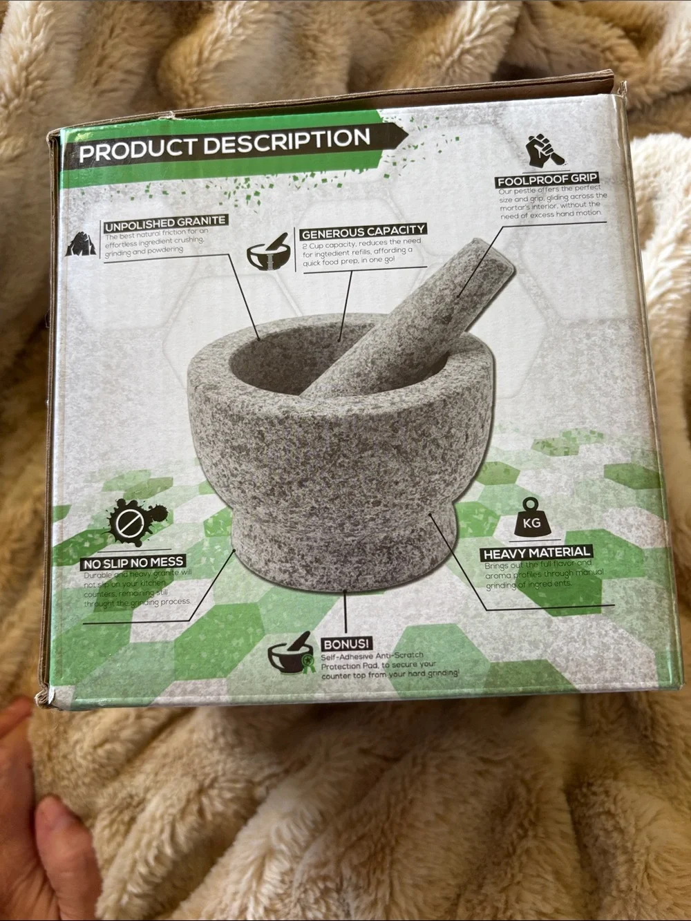 Mortar & Pestle Set High Quality Kitchen Good